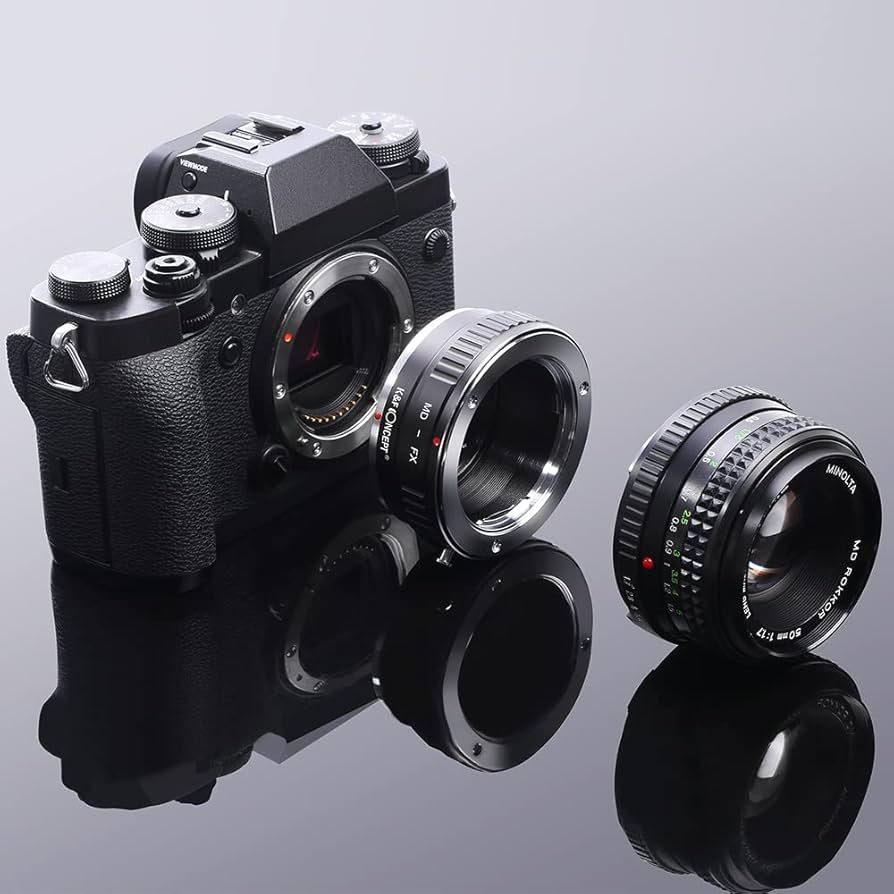 Amazon.com : K&F Concept MD Minolta MD MC Rokkor Lens to Fujifilm