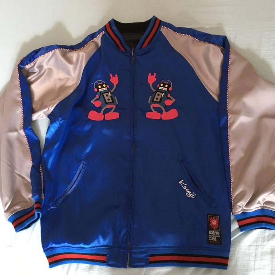 Amazon.co.jp: スカジャン キン肉マン ステカセキング Lサイズ