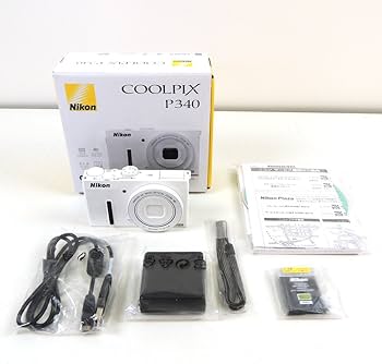 Amazon | Nikon デジタルカメラ P340 開放F値1.8 1200万画素 ホワイト