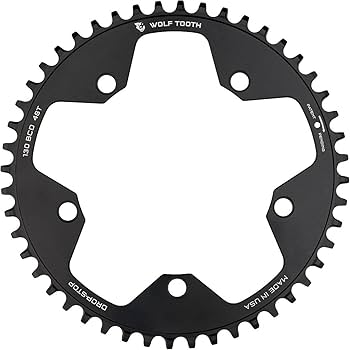 Amazon.com : Wolf Tooth 110 BCD Gravel/CX/Road Bike Chainrings (44