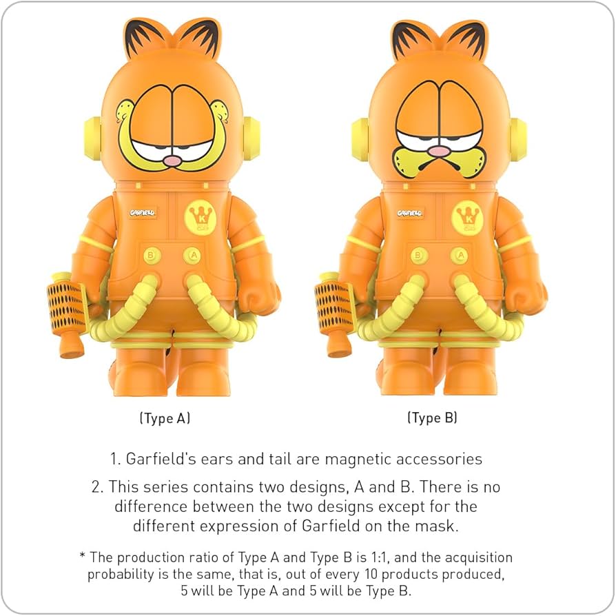 Amazon.co.jp: POP MART MEGA コレクション 400% SPACE MOLLY Garfield