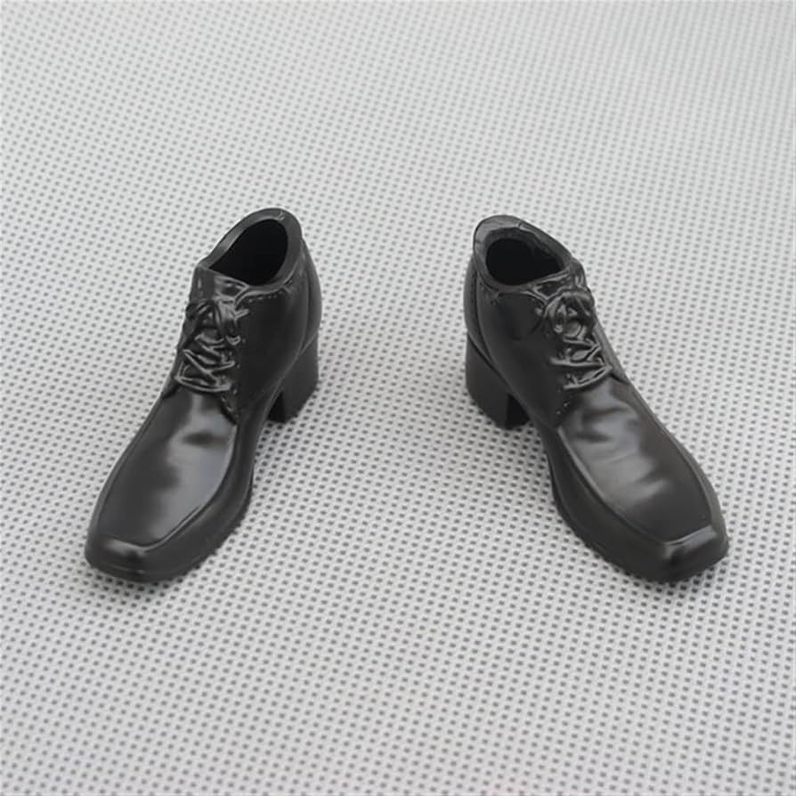 Amazon | HiPlay 1/6 男性 フィギュア ドール 用 靴 革靴 一般的な1/6