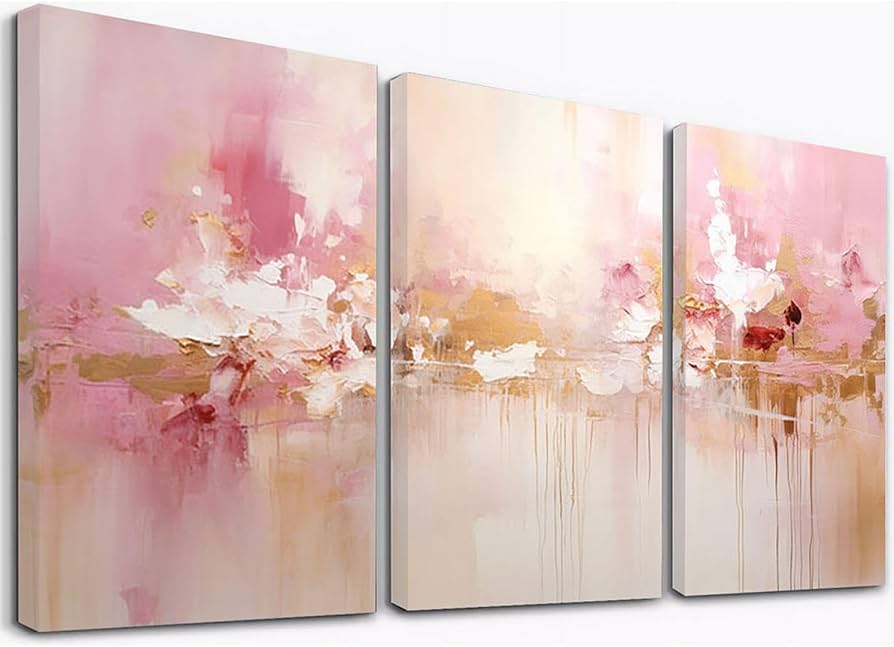 Amazon.co.jp: SHYAMIC アートパネル 抽象 3枚セット飾り絵 抽象画