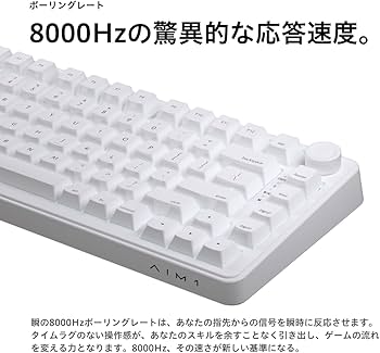Amazon | AIM1 瞬 ゲーミングキーボード 英語配列 キーボード