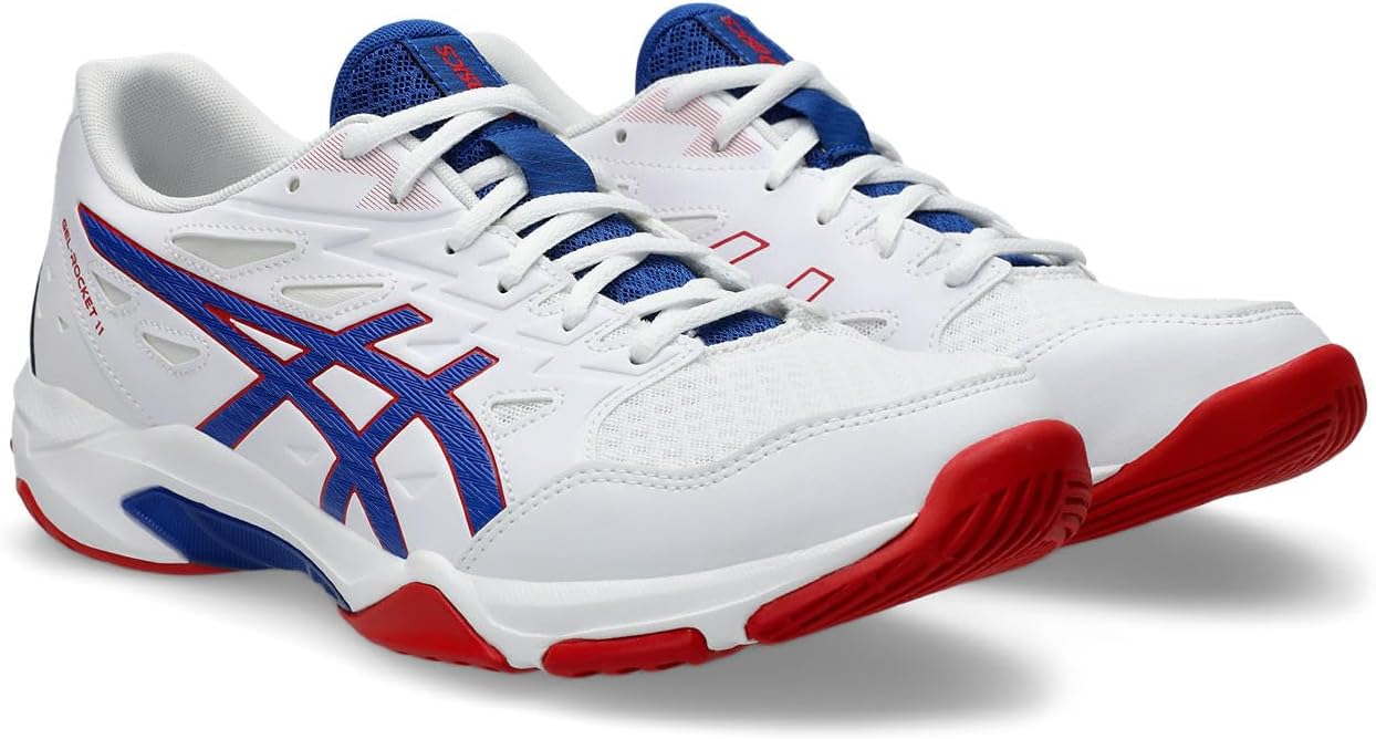 Asics Volleyball Shoes GEL-ROCKET 11 White/Asics Blue 1073A065.105