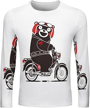 Amazon | [COOLEAD] くまモン 長袖Tシャツ メンズ レディース ロングt