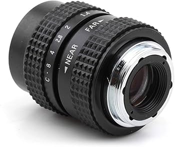 Amazon | (バシュポ) Pixco CCTVレンズ 25mm f/1.4 Cマウントテレビ