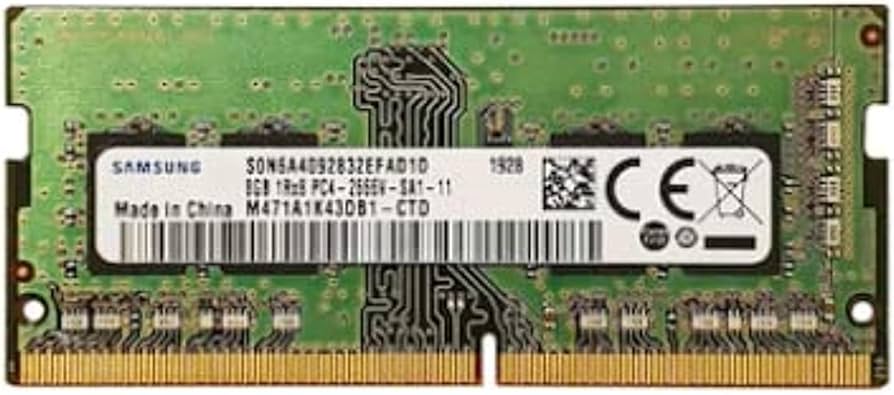 Samsung M471A1K43CB1-CTD 8GB DDR4 PC4-21300, 2666MHZ, 260 PIN