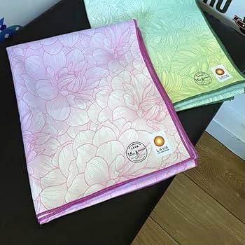 Amazon.co.jp: LAVA 15周年記念ヨガラグ ピンク ヨガマット ヨガタオル