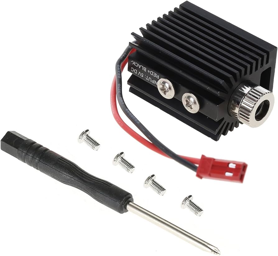 Amazon.co.jp: 5V 1000MW 1500MW レーザーモジュール 405nm 制御