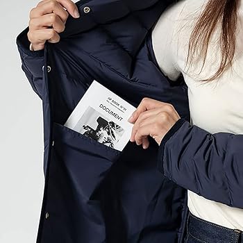 Amazon | [バンソン エ ミレイユ] ステッチレス ノーカラー ダウン