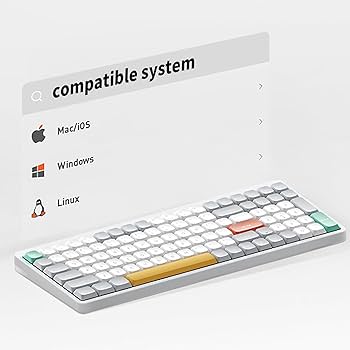 Amazon | nuphy Air96 V2 ワイヤレスメカニカルキーボード、100キー