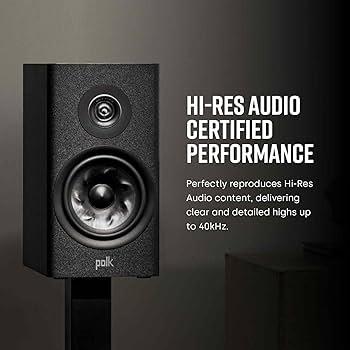 Polk Audio Reserve R200 Large Bookshelf Speaker for Dynamic