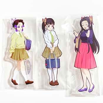 Amazon.co.jp: 鬼滅 キメツ学園 アクリルスタンド 胡蝶 しのぶ カナエ
