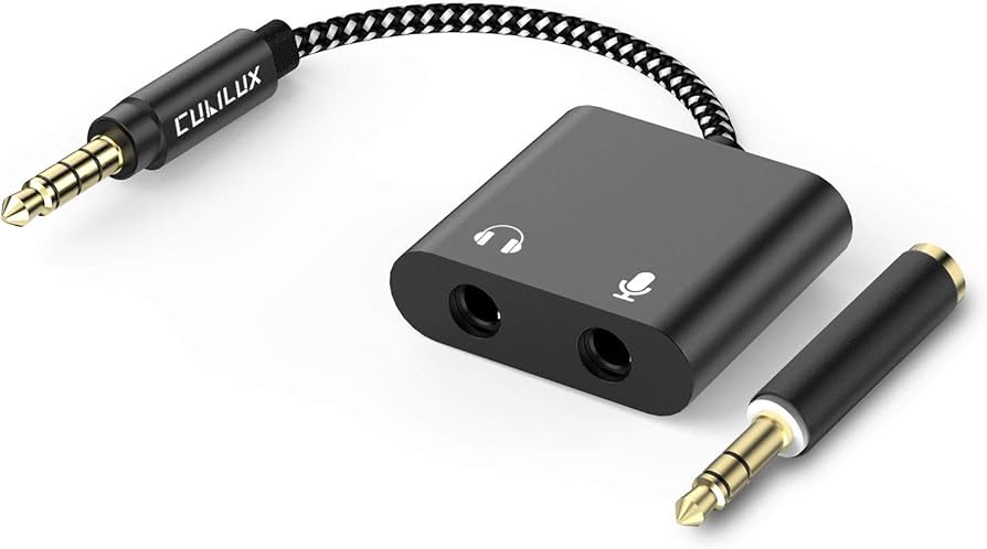Amazon.co.jp: Cubilux ヘッドホン マイク変換アダプター、3.5mm