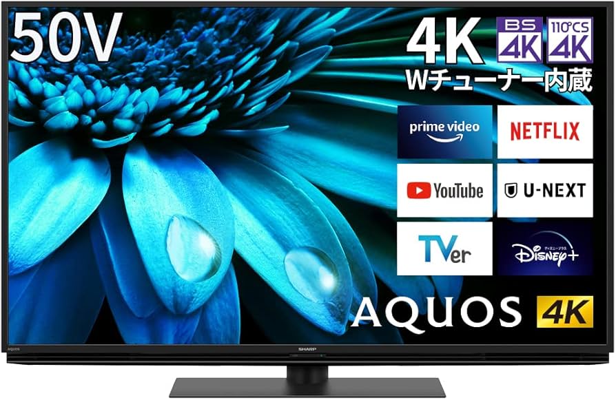Amazon.co.jp: シャープ 50V型 4K 液晶 テレビ AQUOS 4T-C50EL1 Google