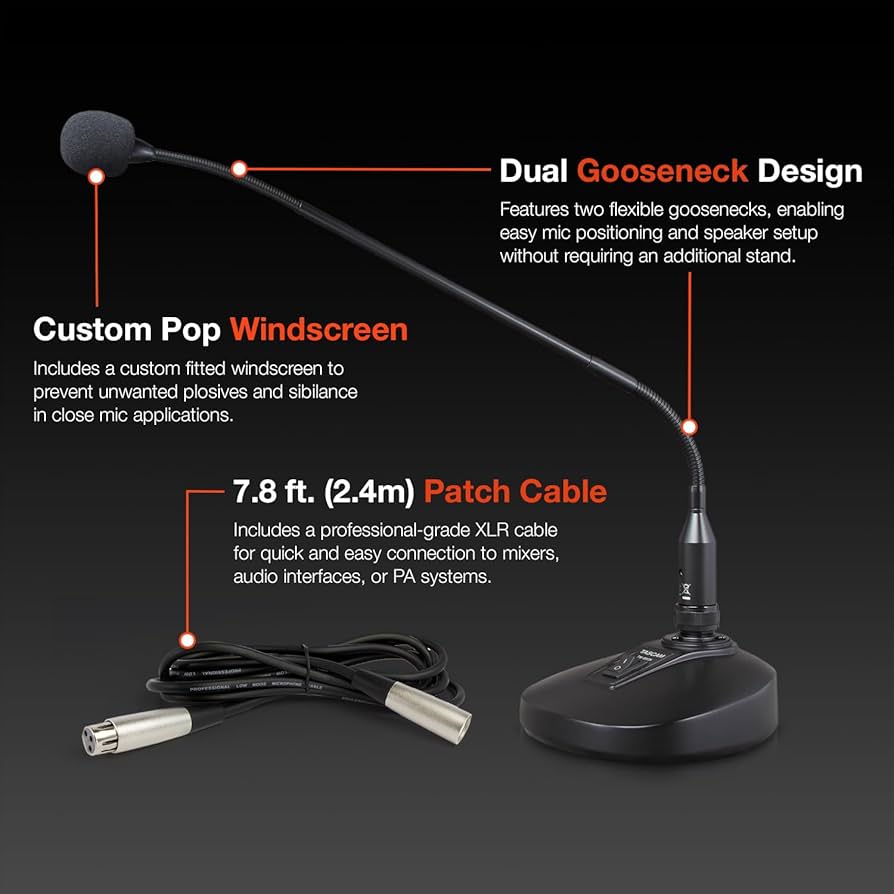 Amazon.co.jp: Tascam TM-95GN デスクトップ グースネック
