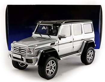 Amazon.com: Autoart Mercedes Benz G500 4X4 2 Silver 1/18 Model Car