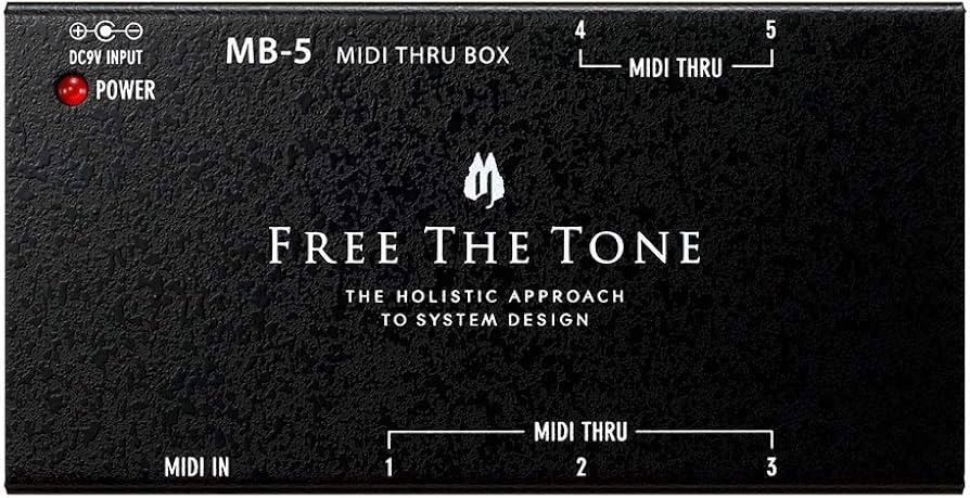 Amazon.co.jp: FREE THE TONE/MB-5 MIDI THRU BOX MIDIスルーボックス