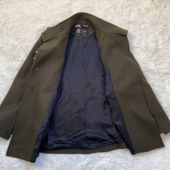 Amazon.co.jp: ZARA ナポレオンジャケット MANTECO ウール カーキ XS