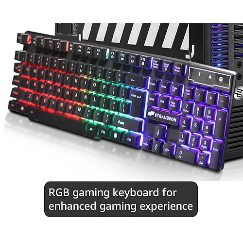 Amazon.com: HP RGB Gaming Desktop Computer, Intel Quad Core I5