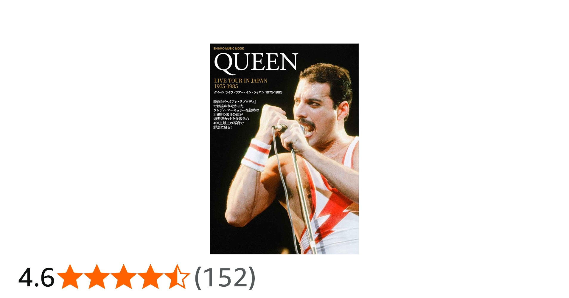 クイーン ライヴ・ツアー・イン・ジャパン 1975-1985 (シンコー