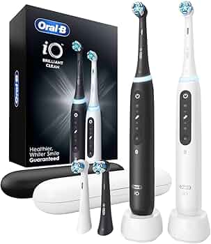 Amazon.com: Oral-B iO 5 Brilliant Clean Electric Toothbrush, 2