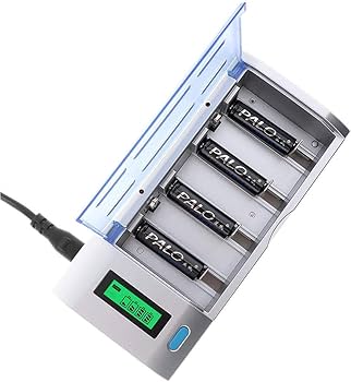 Amazon | XINGWEI 単一単二単三単四/9Vに対応充電池充電器 LCD汎用