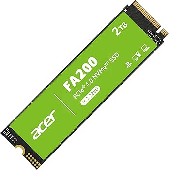 Amazon | Acer M.2 SSD 2TB FA200 NVMe1.4 2280 PCIe Gen4×4 超高速