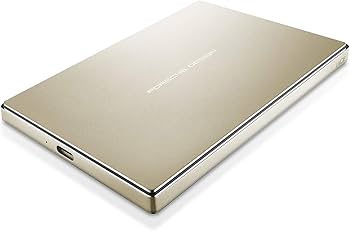 Amazon.com: LaCie Porsche Design 2TB USB-C Mobile Hard Drive, Gold