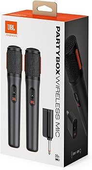 Amazon | JBL PartyBox Wireless Mic 2本セット/2.4GHz 無線方式