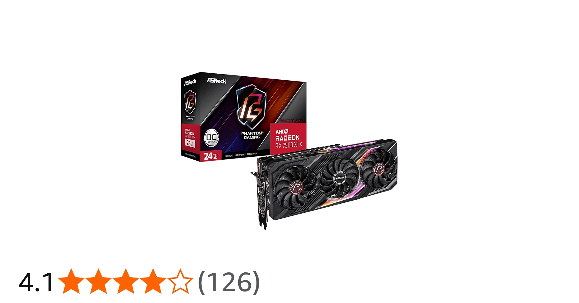 Amazon | ASRock グラフィックボード AMD Radeon RX7900XTX GDDR6 24GB
