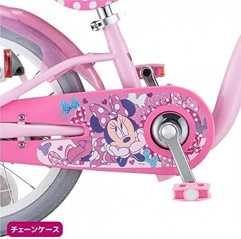 Amazon | ミニーマウス・ポルカドットS 16インチ 子供用自転車