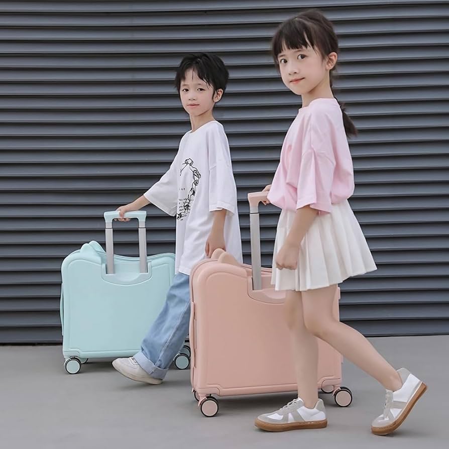 Amazon | [SUGGEST] 乗れるキャリーケース 子ども用 43L 選べるカラー