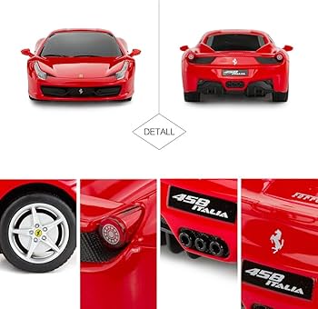 Amazon.com: RASTAR Remote Control Car - 1/24 Scale Ferrari 458