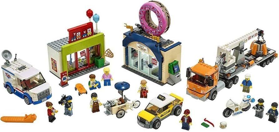 Amazon.co.jp: レゴ(LEGO) シティ 巨大クレーン車が活躍! ドーナツ