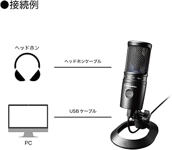 Amazon.co.jp: オーディオテクニカ AT2020USB-X コンデンサーマイク