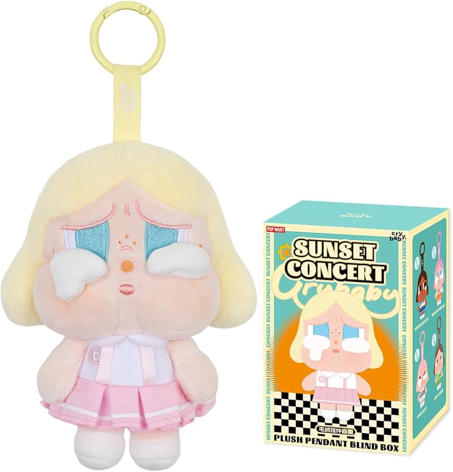 Amazon.co.jp: POP MART CRYBABY Sunset Concert Series-Plush Pendant