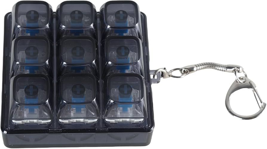 Amazon.co.jp: キーボードスイッチキーホルダー 9Key XDA 半透明キー