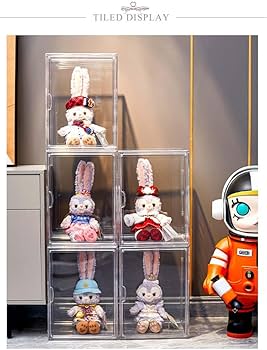 Amazon.co.jp: ぬいぐるみ 収納ケース コレクションケース 透明 人形