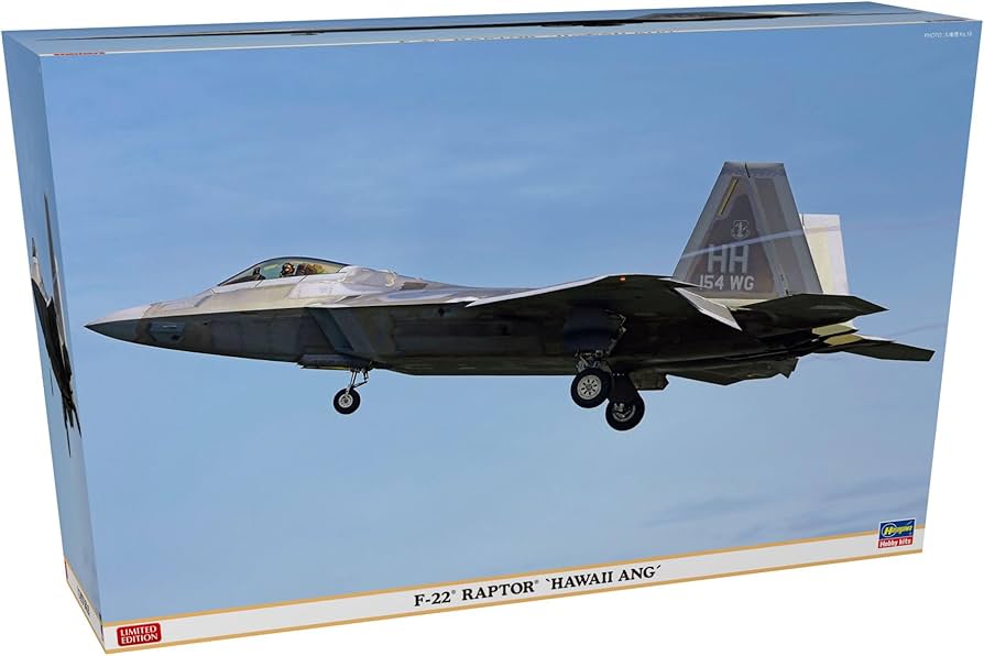 Amazon | ハセガワ(Hasegawa) 1/48 ハワイ州空軍 F-22 ラプター