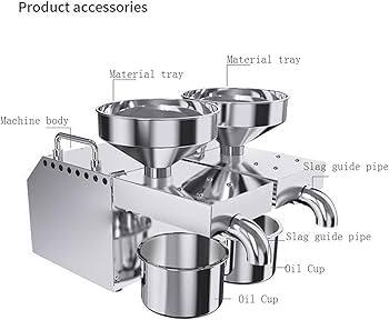 Amazon | オイルプレスマシン 油搾り機 低温圧搾/高温圧搾 家庭用/業務