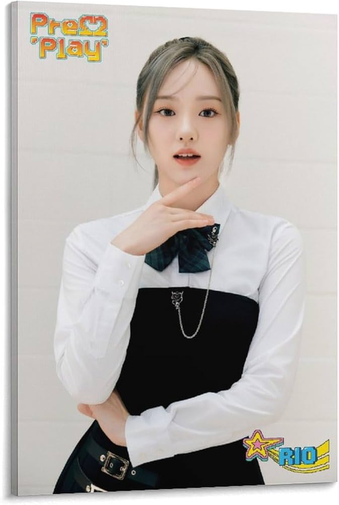 Amazon.co.jp: RIO リオ NiziU ニジュー Press Playキャンバスポスター