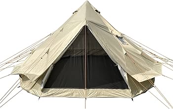 Amazon.co.jp: D&R B2【5m大型ベージュベルテント】上部密封DIY煙突穴