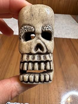 Amazon.co.jp: Z-524 文玩ラクダの骨 手把 希少 チベット 血霊骨