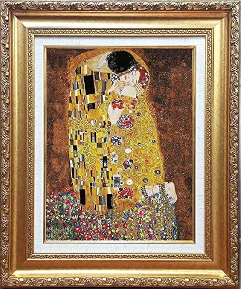 Amazon.co.jp: グスタフ・クリムト［世界の名画コレクション］『接吻