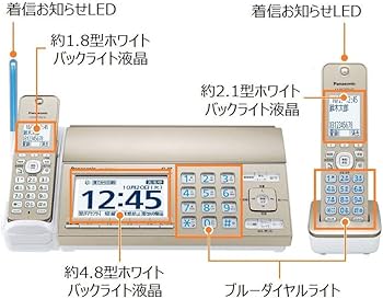 Amazon.co.jp: パナソニック おたっくす デジタルコードレスFAX 子機1