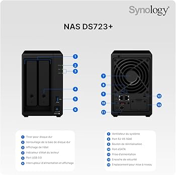 Amazon.com: Synology DS723+ 2-Bay Diskstation NAS (AMD Ryzen™ 4