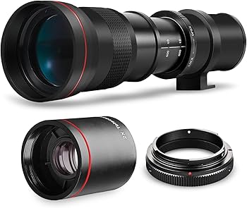 Amazon.com : High-Power 420-1600mm f/8.3 HD Manual Telephoto Zoom