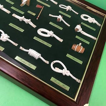 Amazon.co.jp: M1972 ロープノット額 ロープノットボード マリン 壁